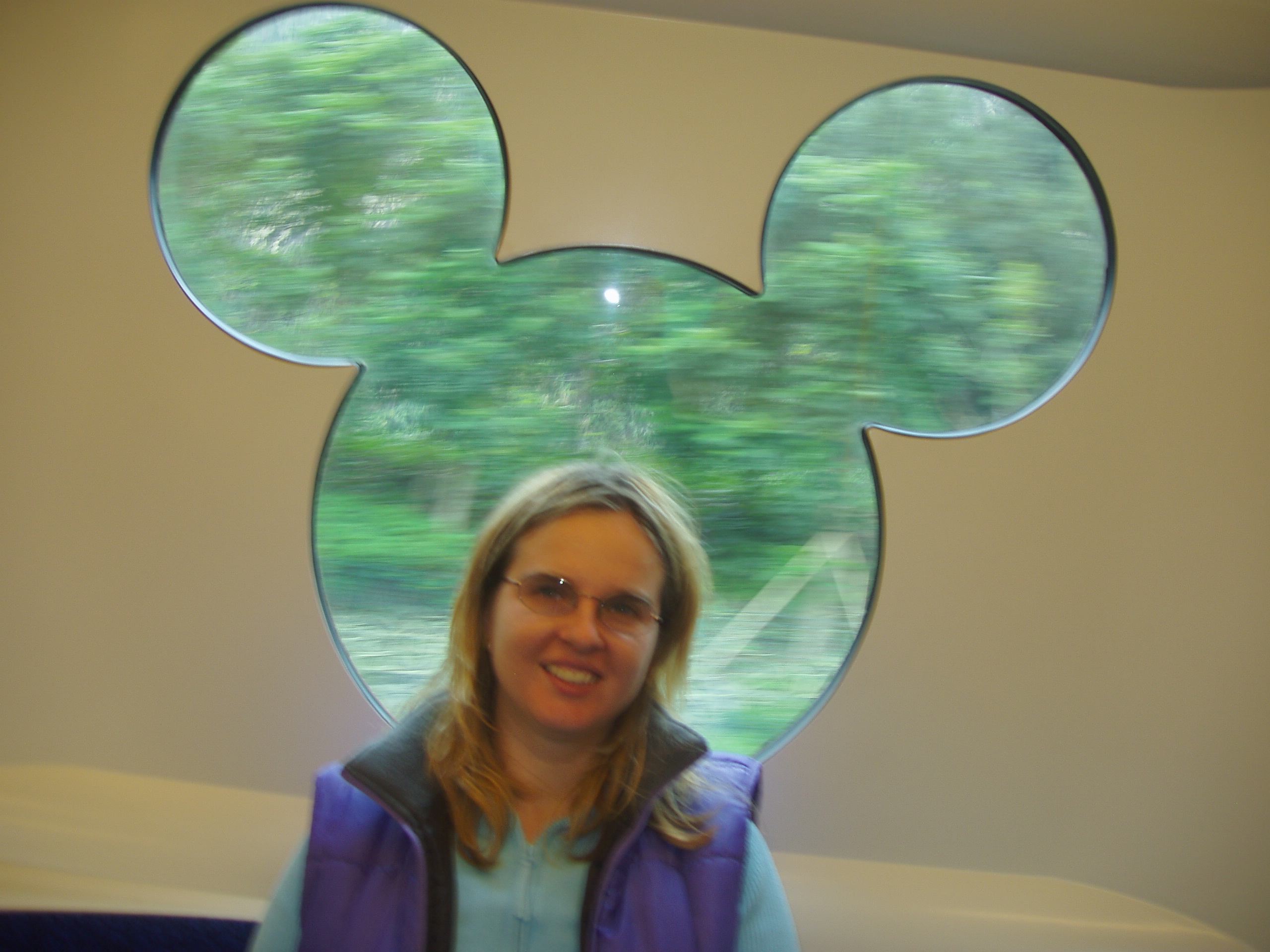 Taking the train to Disney Hong Kong