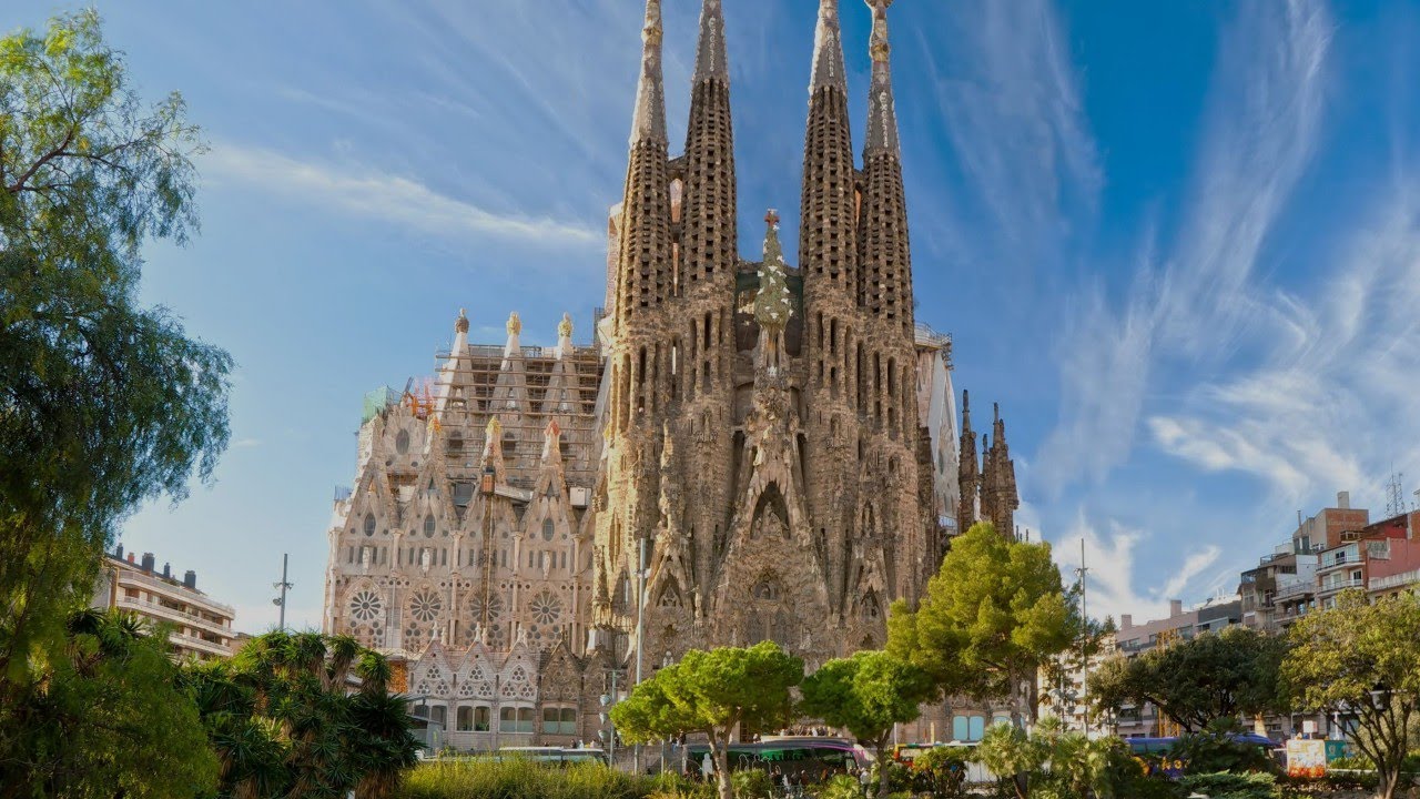 La Sagrada Familia Catholic Church in Barcelona, Spain