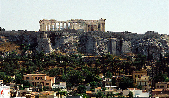 Athens, Greece, short visit during summer of 2001